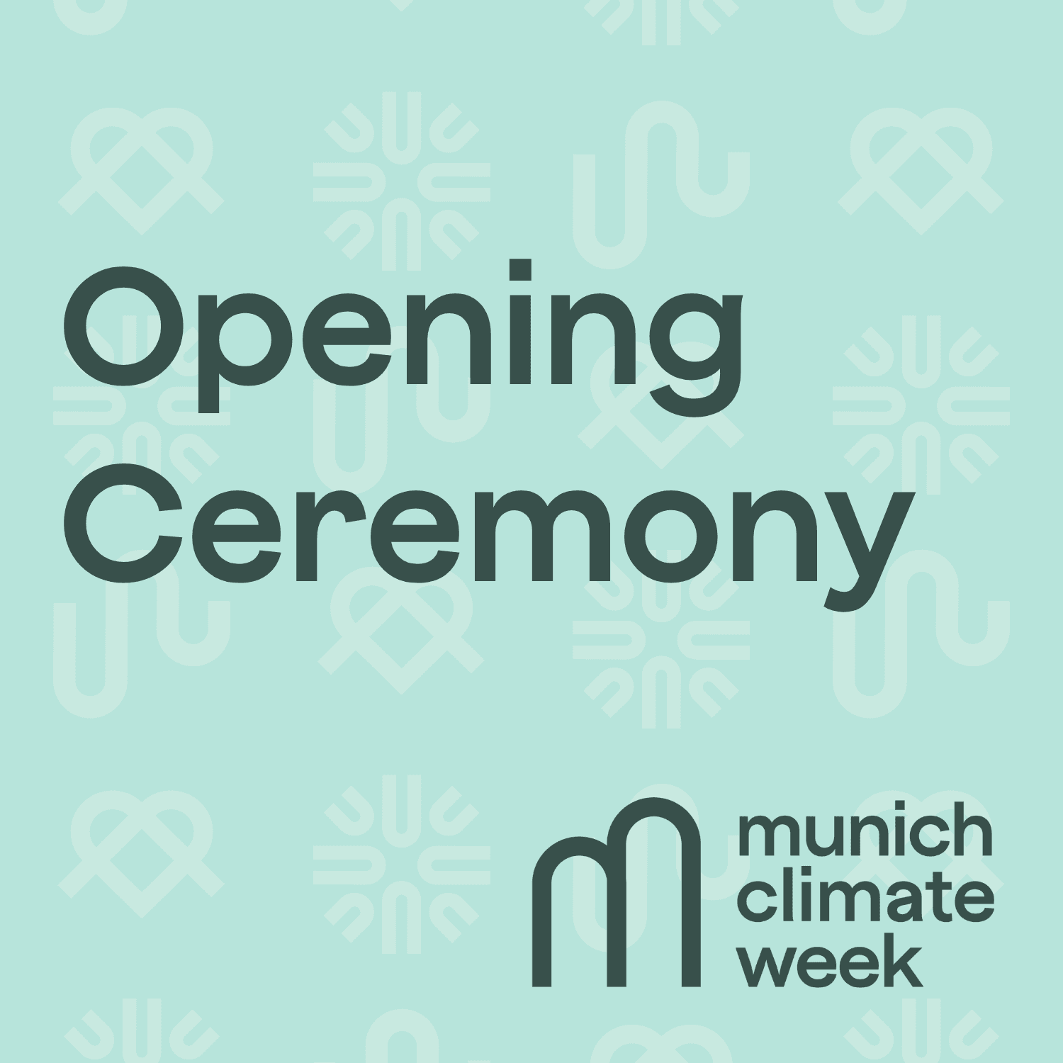 Munich Climate Week 2026 Opening Ceremony