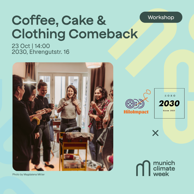 Circular Fashion & Textiles- Coffee, Cake & Clothing Comebacks