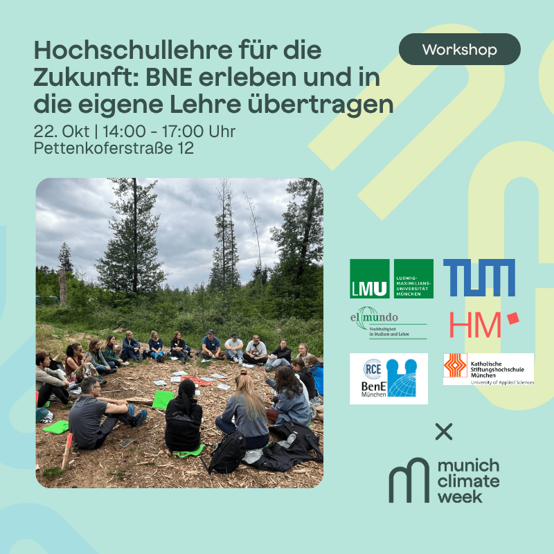 Hochschullehre für die Zukunft: BNE erleben und in die eigene Lehre übertragen