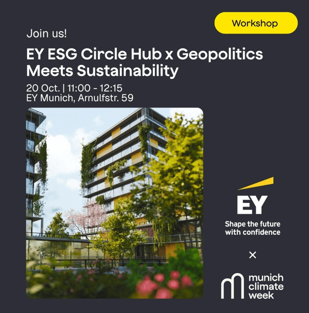 ESG Circle Hub EY x WWF: Geopolitics Meets Sustainability - New Rules for Resilient Corporate Management