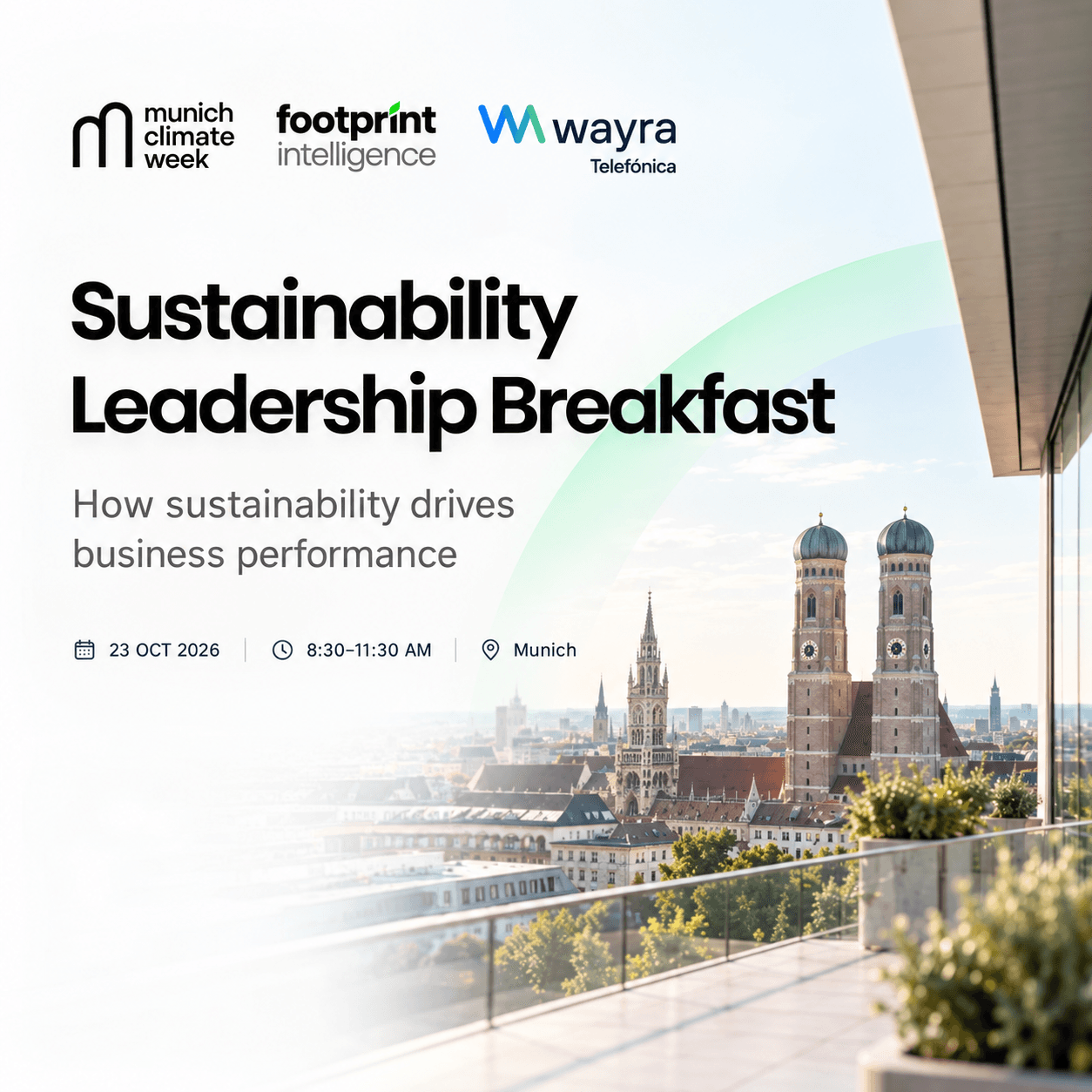 Sustainability Leadership Breakfast Munich | How Sustainability Drives Business Performance