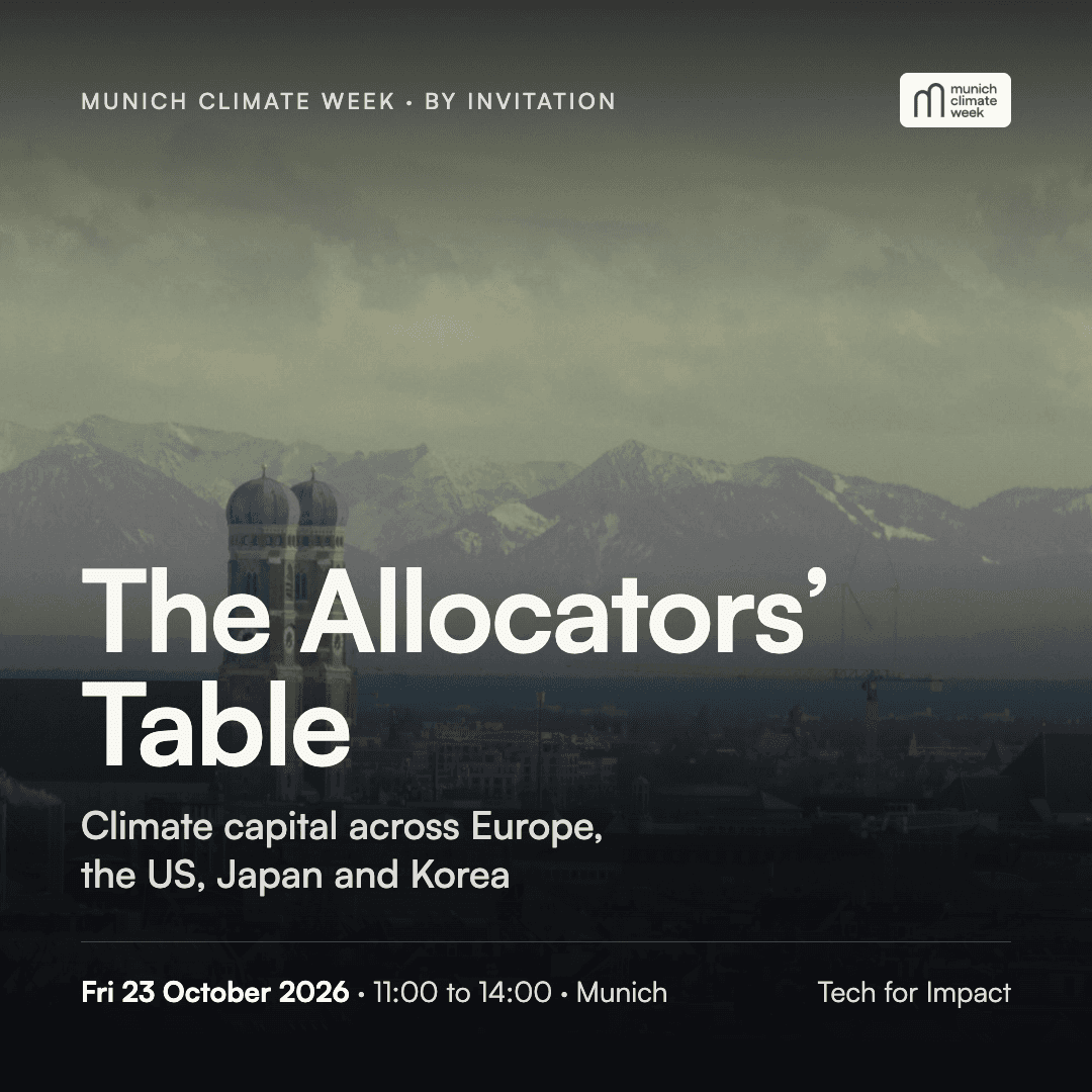 The Allocators' Table: Climate capital across Europe, the US, Japan and Korea