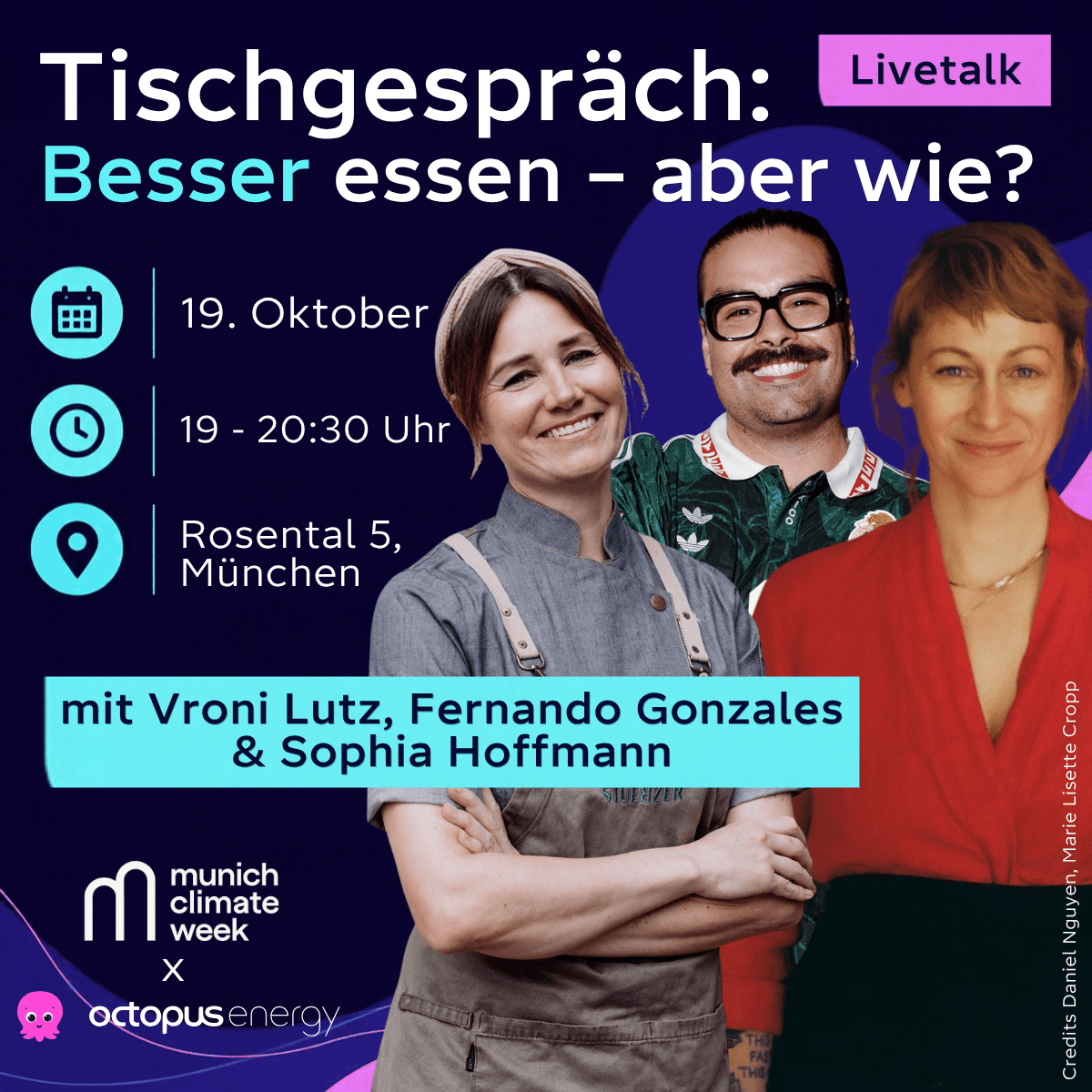 Tischgespräch - Ein Abend über Genuss, Verantwortung und die Frage, wie wir besser essen können.