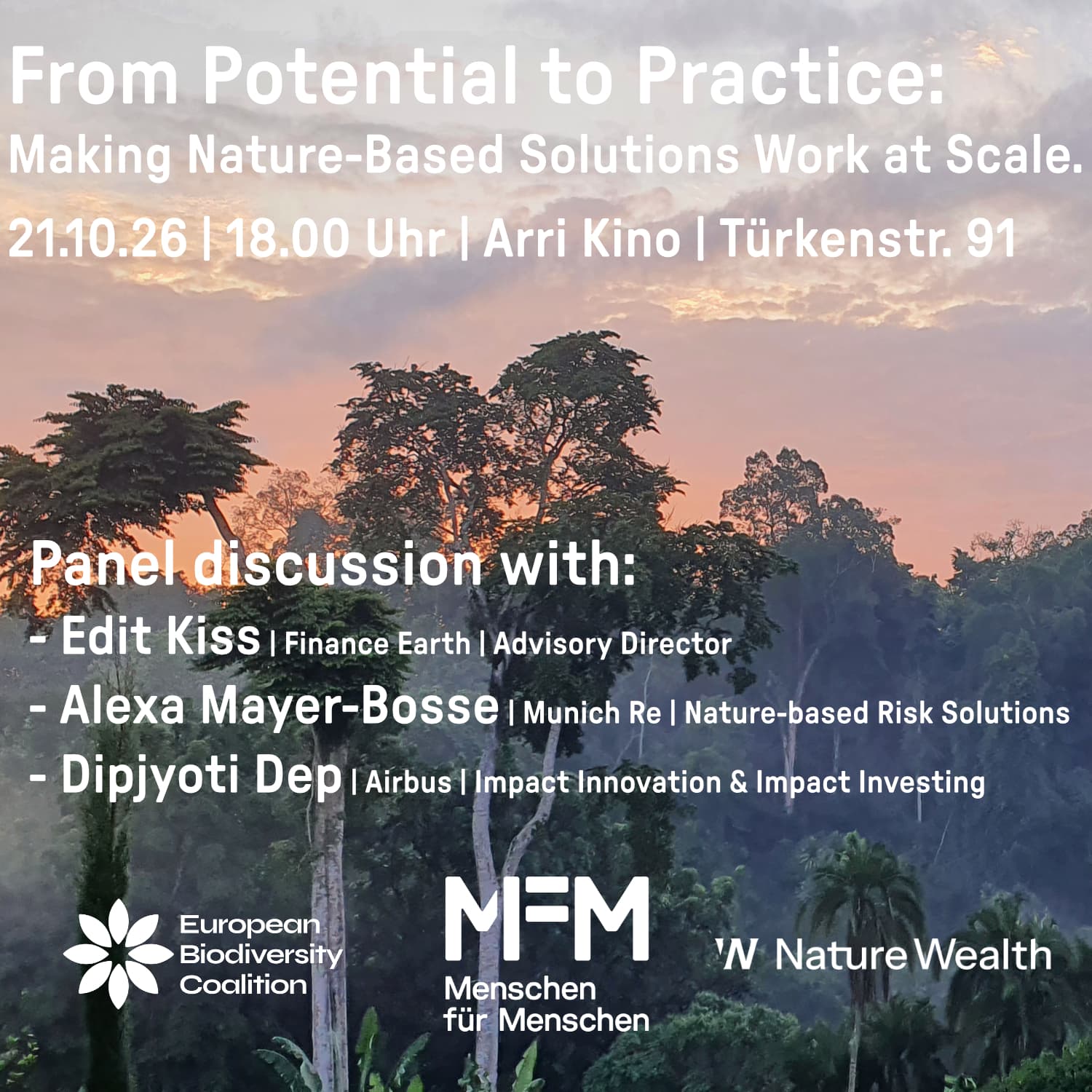 From Potential to Practice: Making Nature-Based Solutions Work at Scale.